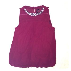 Maroon Evening Tank
