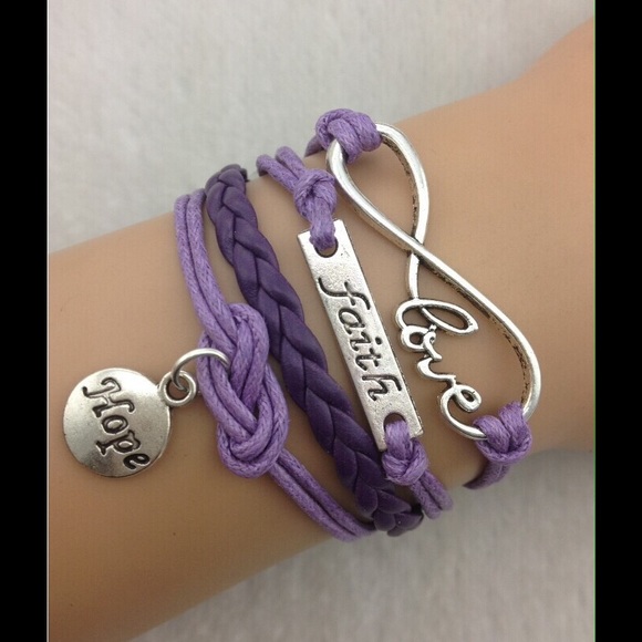 Jewelry - (1 Left) FAITH HOPE LOVE INFINITY BRACELET