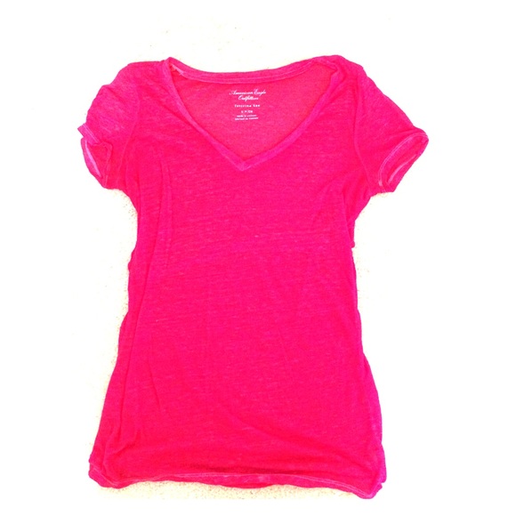 Pink American Eagle Favorite Tee