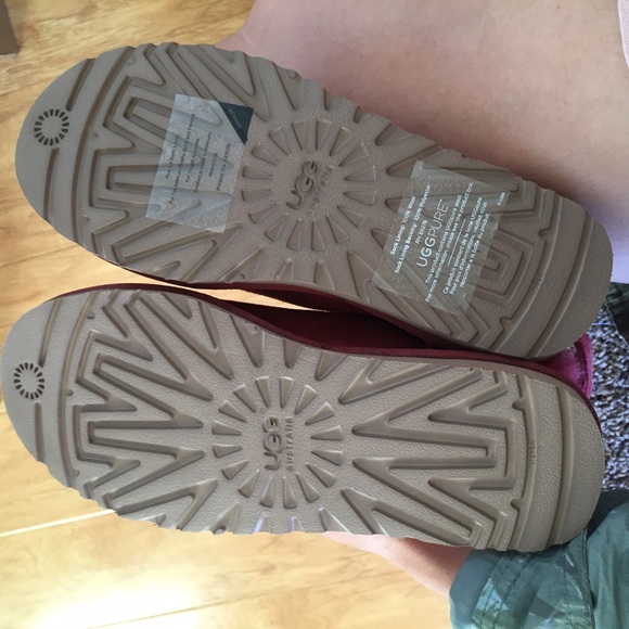 UGG authentic mini Bailey corduroy  bow boots Sz 6 - Picture 4 of 4