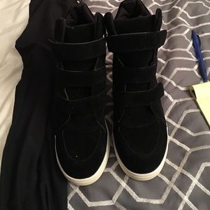 Brand new low heel sneaker boots!!