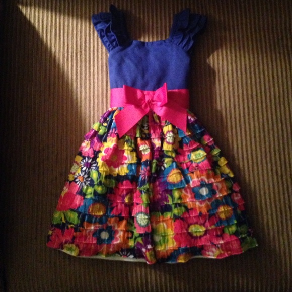 Floral toddler's dress