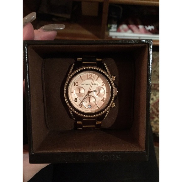 Rose Gold Michael Kors Watch!