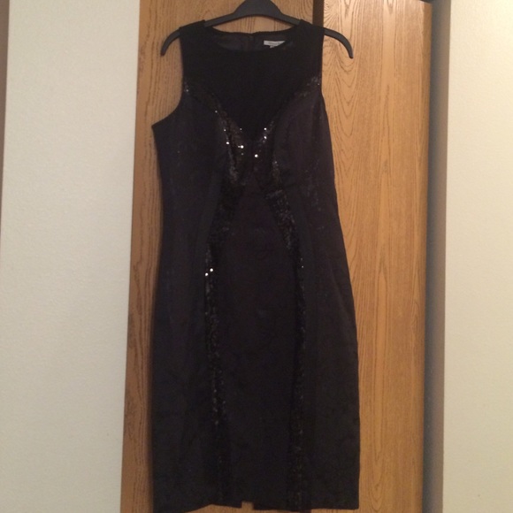 🎉🎉host pick🎉🎉Amazing sequin trim dress - Picture 3 of 4