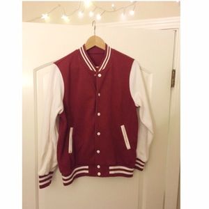 Red & White Varsity Jacket