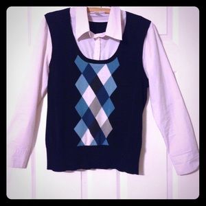 Black gargoyle blouse