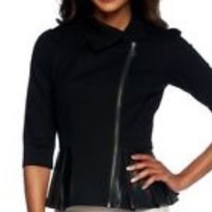 Reduced! 🤓 Black Jacket with Faux Leather