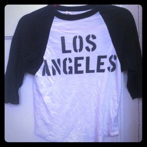 Los Angeles baseball tee