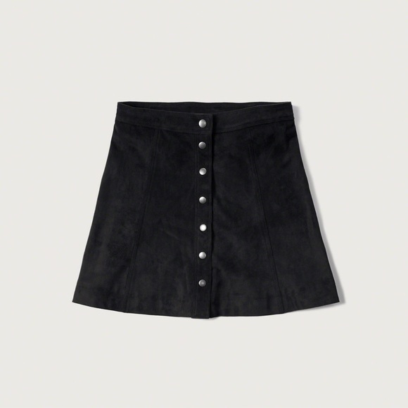 Abercrombie & Fitch Dresses & Skirts - Corduroy black skirt