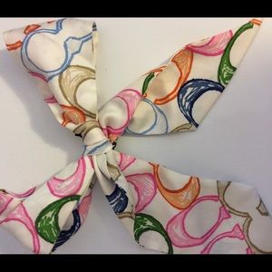 Coach- 100% Silk Bag Scarf