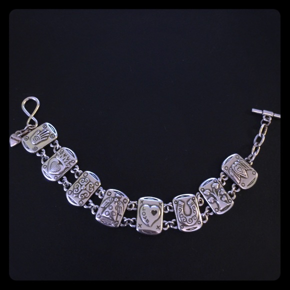 Brighton Angel Heart Silver Bracelet