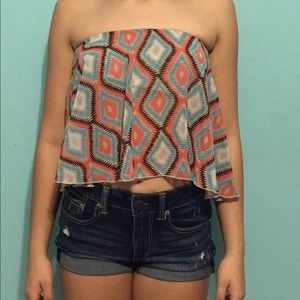 Rue 21 Strapless Crop Top