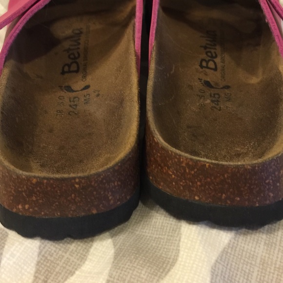 birkenstock hot pink sandals