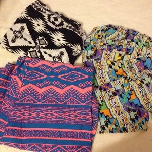 3 Aztec Maxi Skirt Bundle