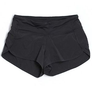 Lululemon sz 2 black running shorts