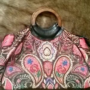 Beautiful boho gypsy Isabella Fiore beaded bag!