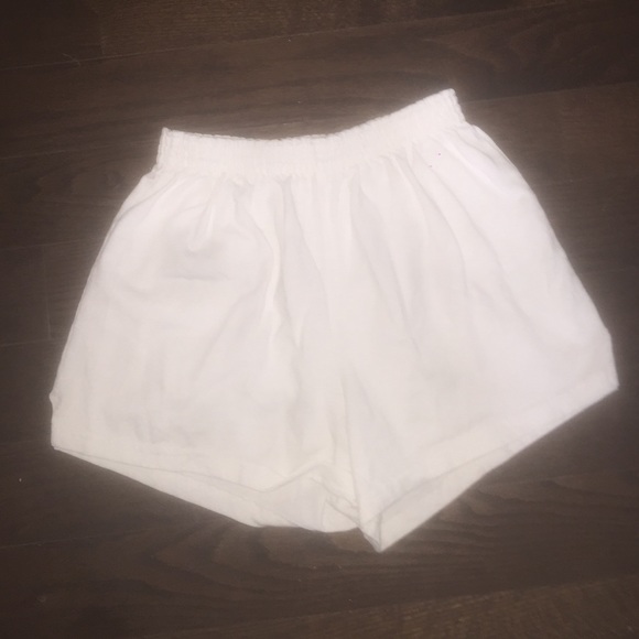White Soffe Shorts