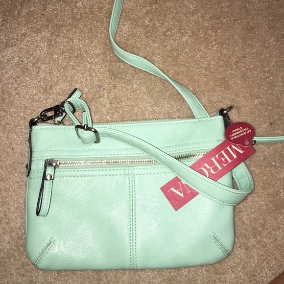 NWT mint green crossbody