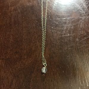 Summer Ellis Tiny Crystal Pendant Necklace
