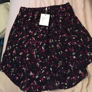 Joie silk high waisted skirt