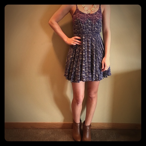 Navy and cream Sundress, worn once