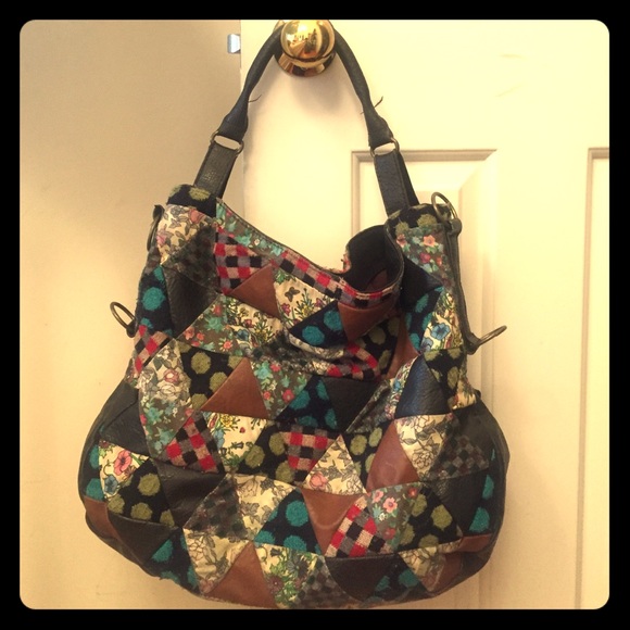 Patterned tote bag