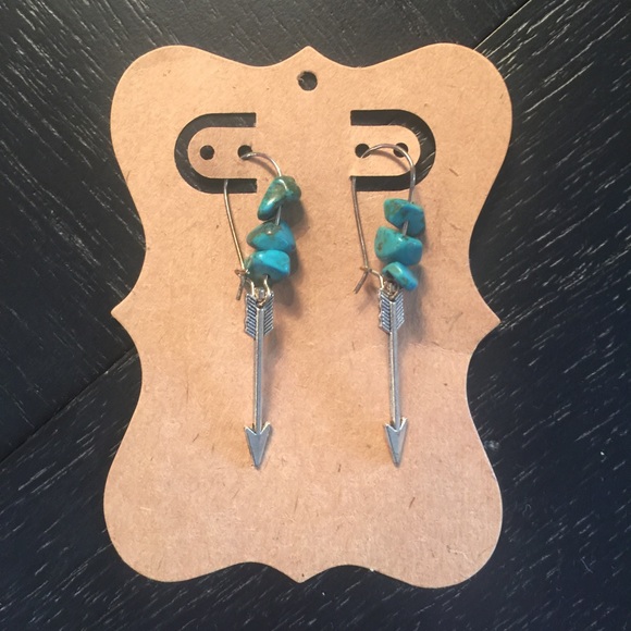 Handmade arrow earrings - Picture 1 of 1