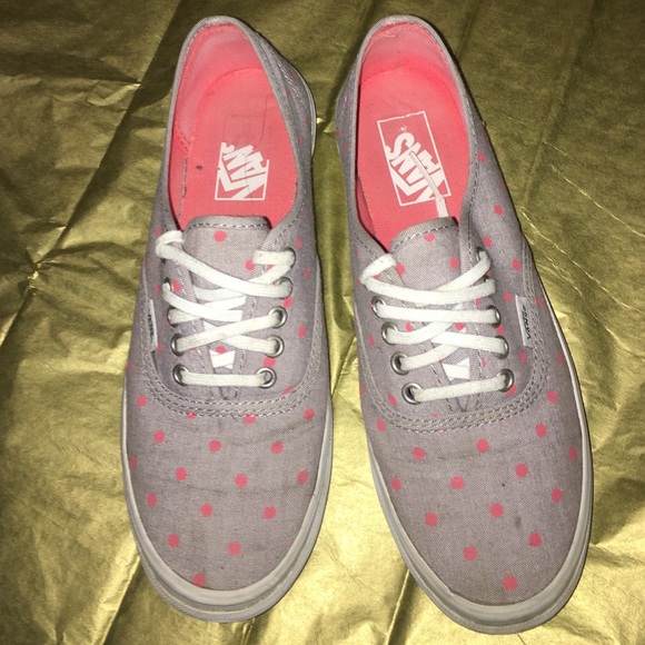 Grey and pink Vans - Picture 1 of 3