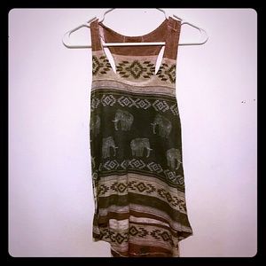 Elephant tribal top