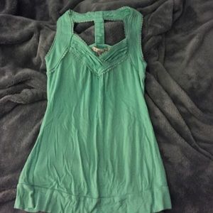 Teal tank top