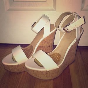 Aldo white wedges