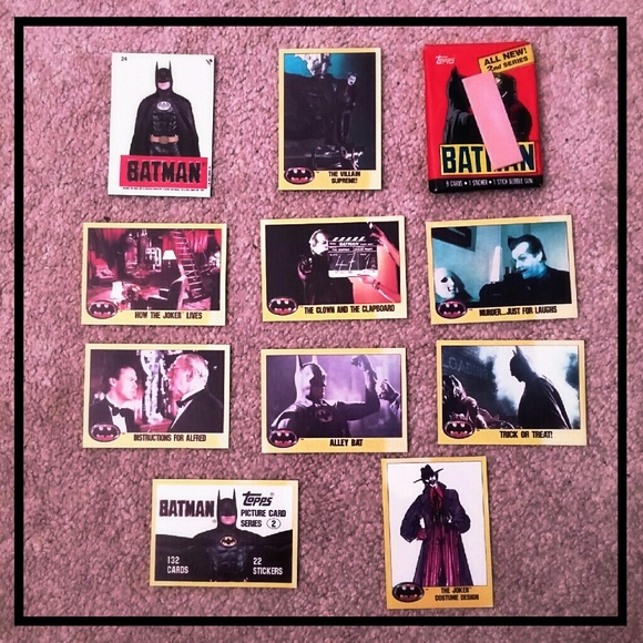 1989 Topps Batman Cards - Picture 2 of 3