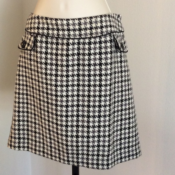 Geoffrey Beene Dresses & Skirts - Geoffrey Beene size 10 houndstooth lined skirt