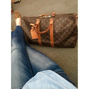 AUTHENTIC LOUIS VUITTON LV KEEPALL 45 DUFFLE BAG