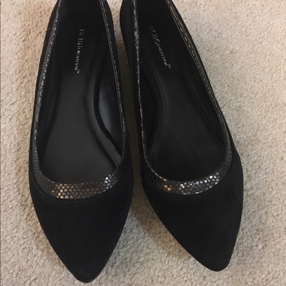 BGBG Alonzo Flats- Black Suede
