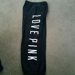 Pink victoria secret campus sweats