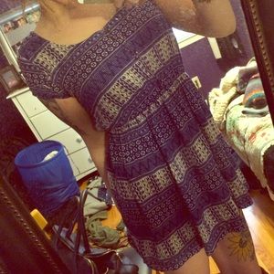 short sleeve pattern dress forever21