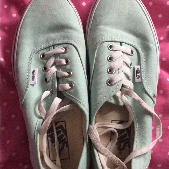 Mint green vans