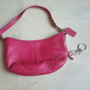 Small Pink Coach handbag