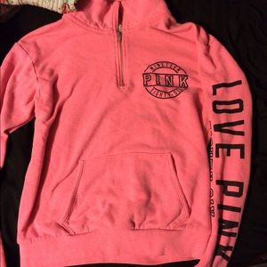pink sweatshirt