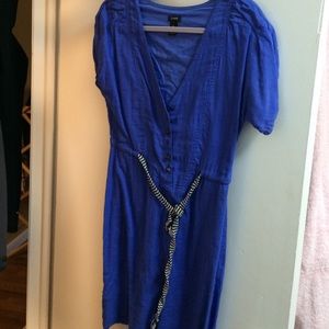 J. Crew blue, cotton dress