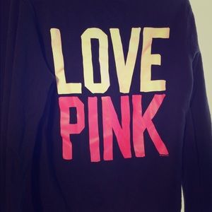 VS pink sweatshirt