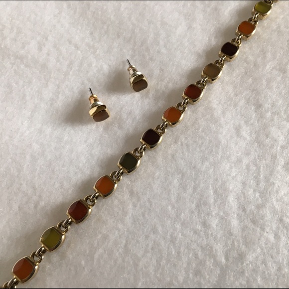 Avon Jewelry - 🌳SALE!🌳 Matching Multicolor Earrings & Bracelet