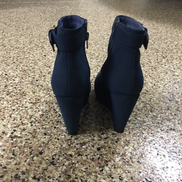 Blue ankle boot waterproof - Picture 2 of 3