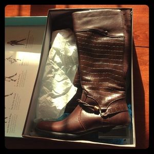 Women's X-Harness Dark Brown Riding Boots