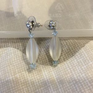 Swarovski crystal dangle earrings