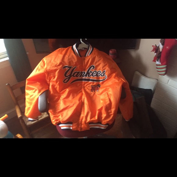 New York black Yankees men's winter coat