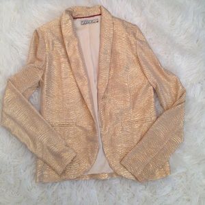 Gold blazer
