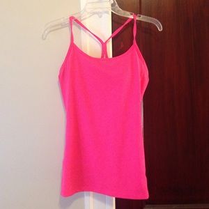 Hot pink athletic shirt