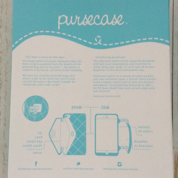 Purse case phone case clutch IPhone 5/5C/5S - Picture 2 of 2